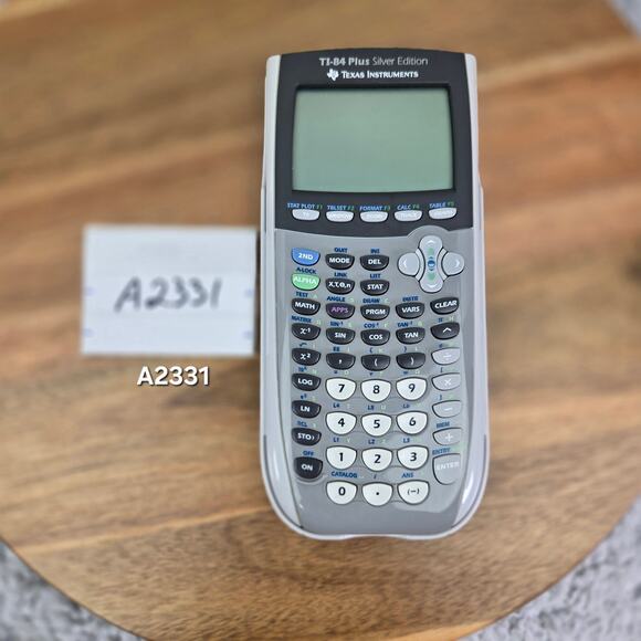 Texas Instruments TI-84 Plus Silver Edition Graphing Calculator Silver Gray Math - Picture 1 of 8